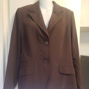 Style & Co. Petite Brown Blazer Size 14p